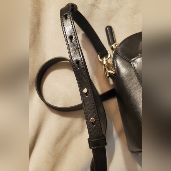 SOLD - Kate Spade New York Louise Small Dome Satchel Crossbody Black - Picture 8 of 11